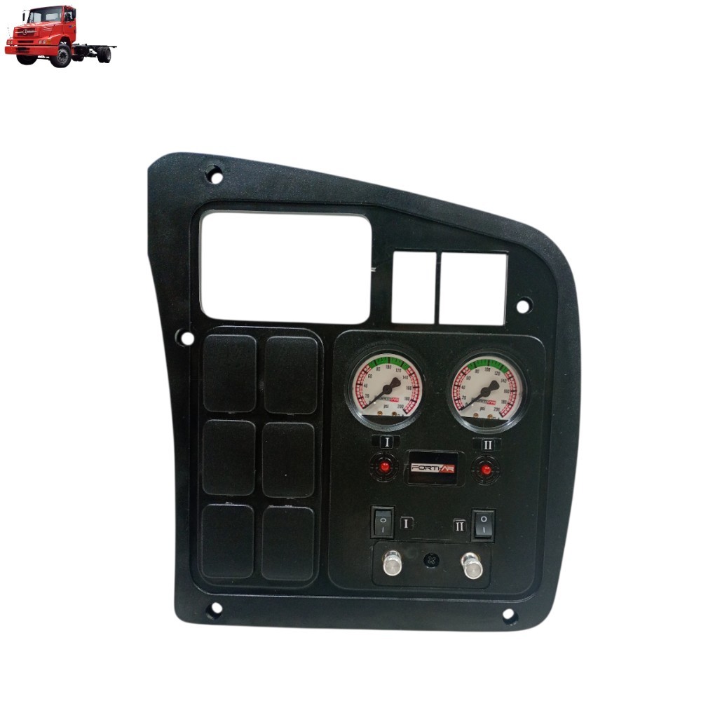 Painel Calibrador Rodoar Caminhao Mb 1620 1938 912 Top-ar  Preto
