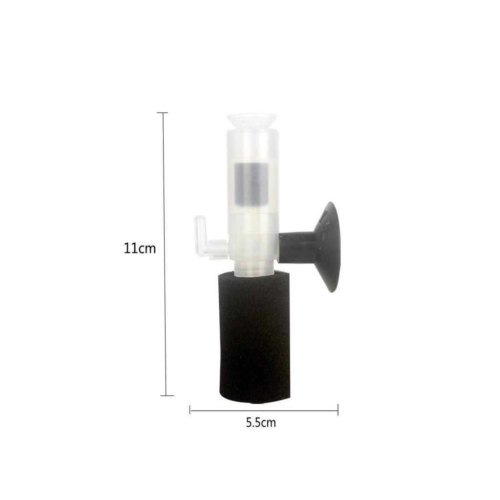 Filtro aerador para tanque de peixes, elemento filtrante de algodão, pequeno aquário, pequeno, tanque de peixes, água, f