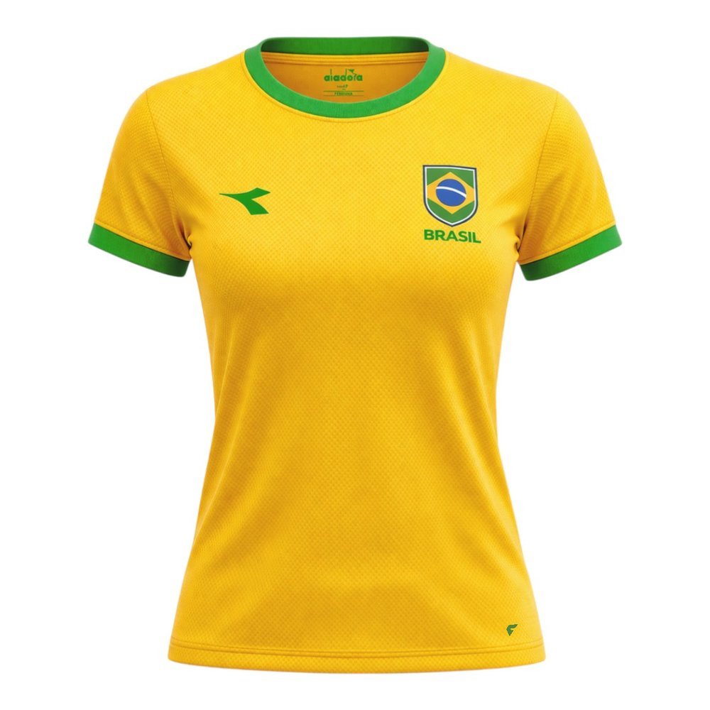 Imagem Camiseta do Brasil Diadora Campione Feminina