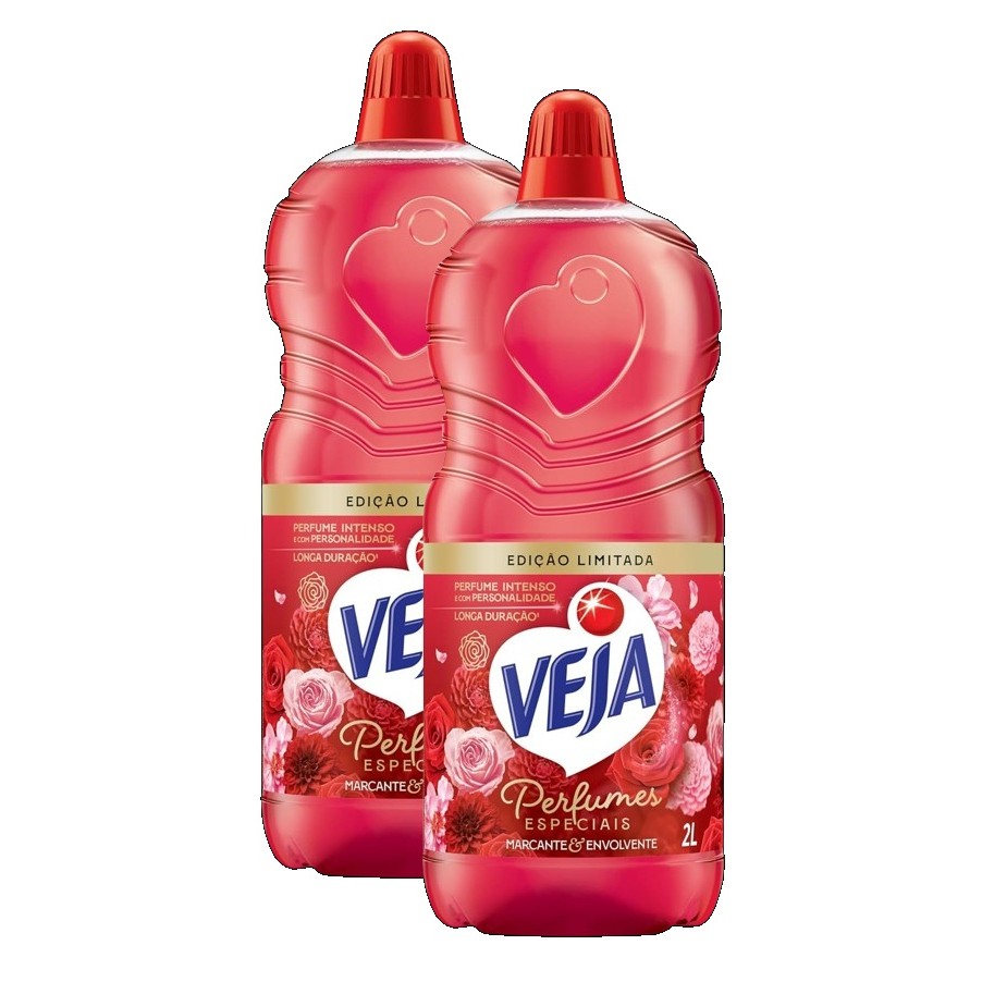 kit 2 Veja Perfumados Marcante e Envolvente 2L