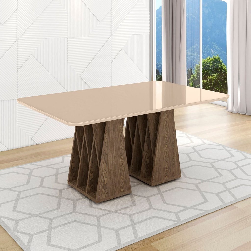 Mesa para Sala de Jantar 4 Lugares Orquestra” para “Mesa para Sala de Jantar 6 Lugares Orquestra