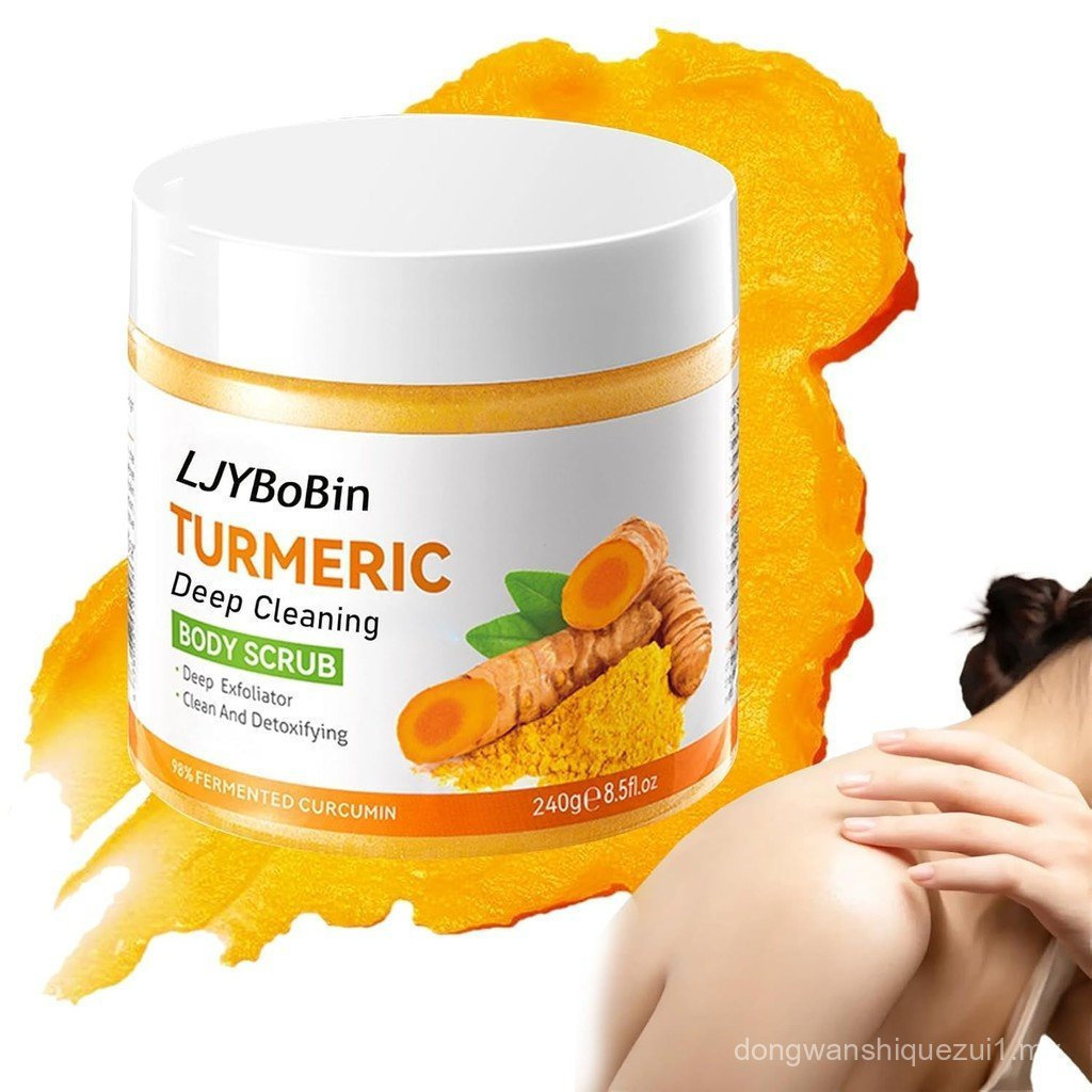 Creme Esfoliante de Gengibre Dourado, Creme Esfoliante Artesanal de Limpeza Profunda, Creme Esfoliante Facial Hidratante