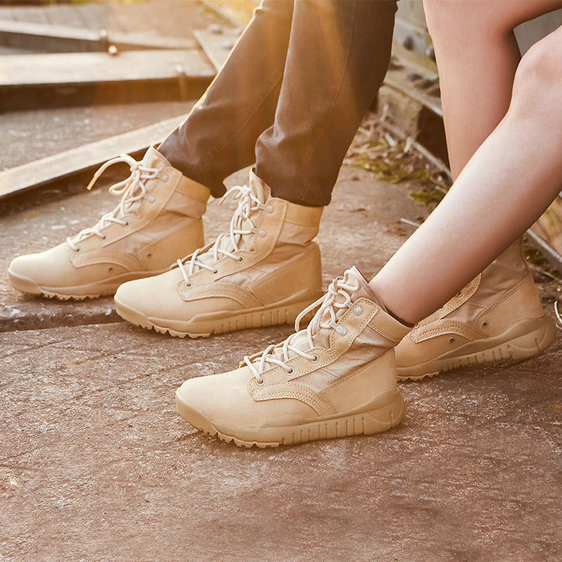 Botas de combate ultraleves de verão CQB.SWAT Botas de combate de corte baixo de cano alto em miniatura respirável força