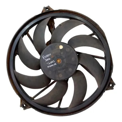 Ventoinha Radiador Eletrov Com Motor Peugeot 206 2001 A 2006