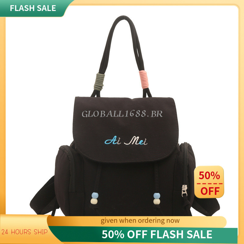 {PRONTO ESTOQUE} Mochila Fashion feminina 2026 bolsa mochila de viagem