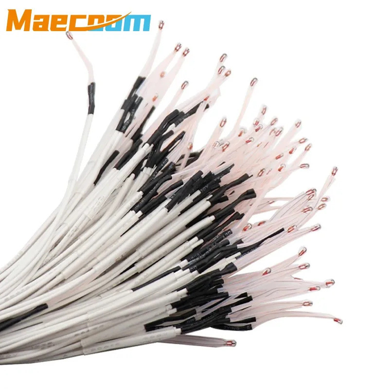 Peças para Impressora 3D, Termistor NTC, Sensor de Temperatura 3950 1% Linha 100&150cm 100K com Conector Terminal Dupont