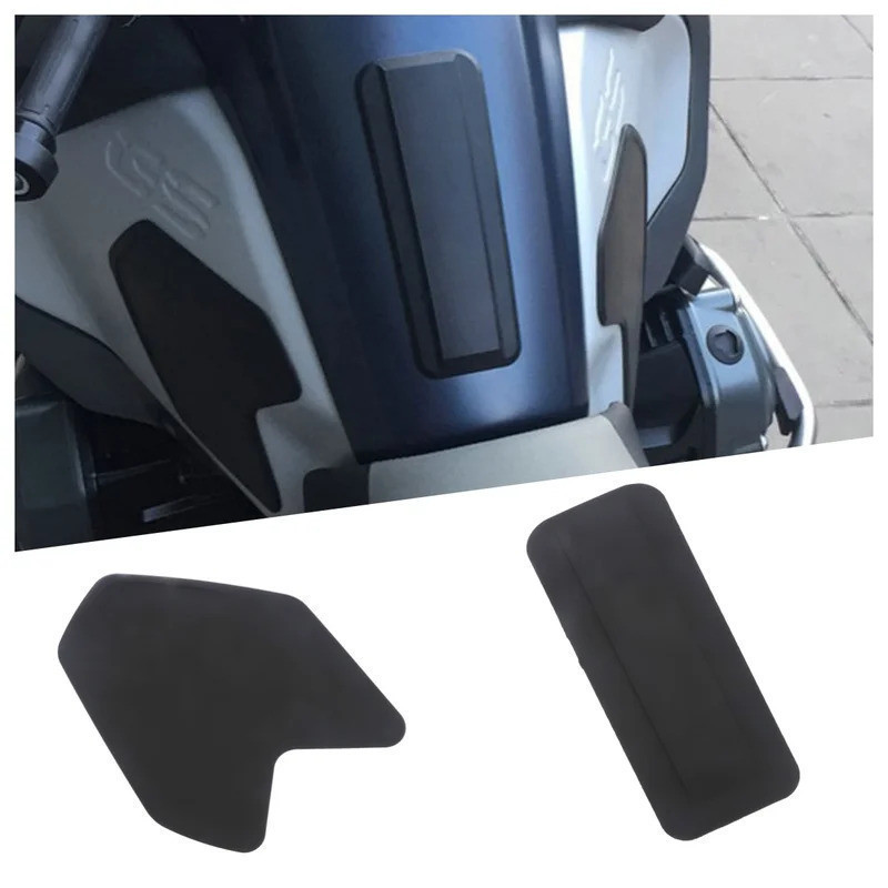 Nova Motocicleta De Borracha Almofada Do Tanque Combustível Antiderrapante Gás Tankpad Guarda Protetor Decalque Adesivo