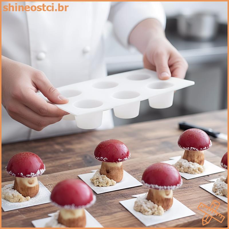SHINE 3D Esfera Molde De Silicone Para Mousse Bolo Bola Forma Flexível Reutilizável Cozimento Decoração De Sobremesa De