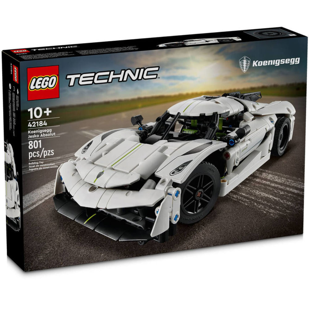 LEGO Technic - Koenigsegg Jesko Absolut Branco - 801 Peças - 42184