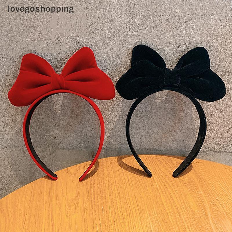 [lovego] Feminino Grande Laço Elegante Veludo Arco Faixa De Cabelo Meninas Hairband Festa Bonito Argola Acessórios BR