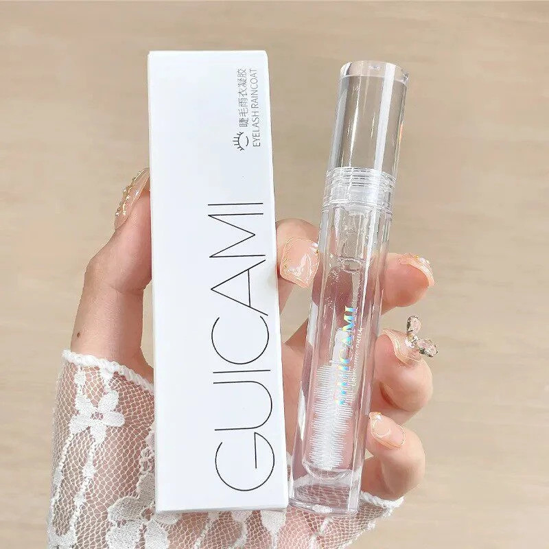 Estilo coreano estilo de cílios Base de creme líquido transparente incolor à prova d'água estilo de longa duração ondula