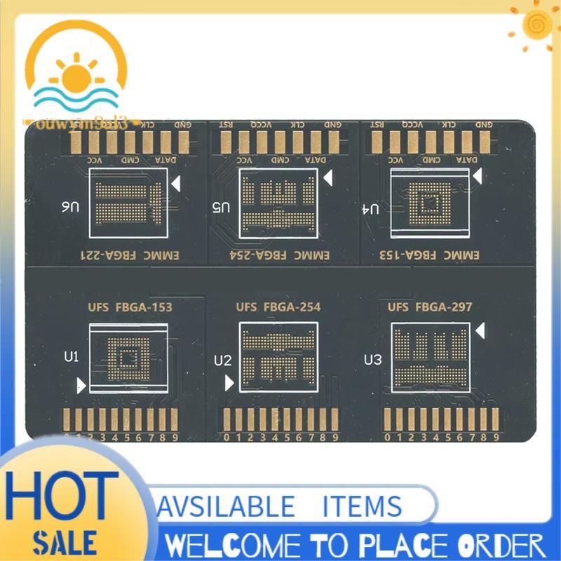 Flash 64 BGA E FBGA ISP EMMC UFS Placas Para F64 Lite Ultra Box-153 254 221/153 254 297