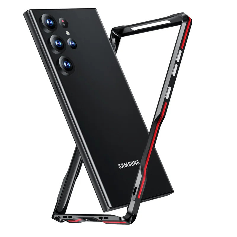 Original LUPHIE Luxo Liga De Alumínio Metal Quadro Caso Para Galaxy S25 Ultra S2