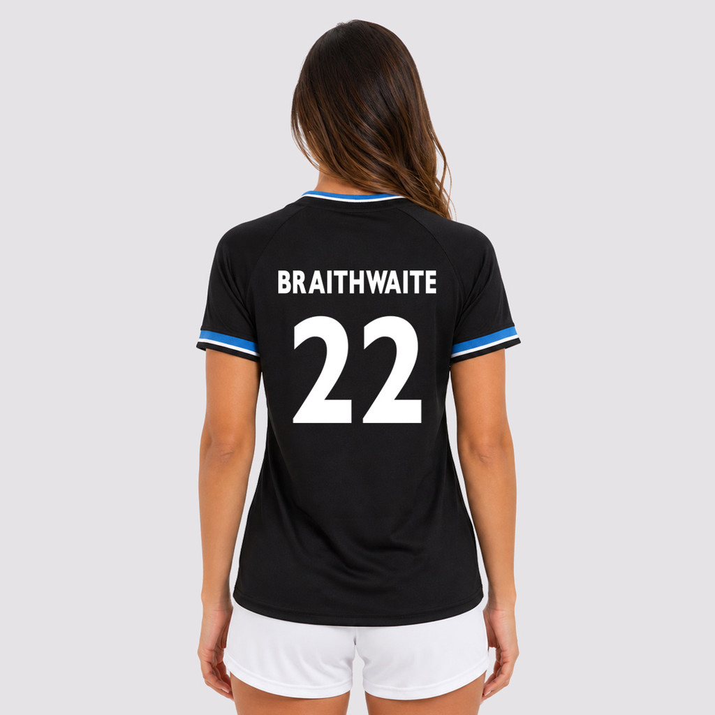 Camisa Grêmio Orion Feminina Preta 22 Braithwaite
