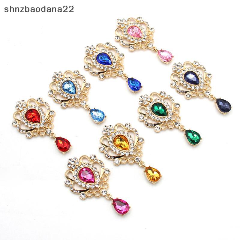 [Shnzd] 32 * 60MM Para Bordado Com Botão De Strass , Acessórios Manuais De Cabelo , Faça Você Mesmo , Broche Plano ba De