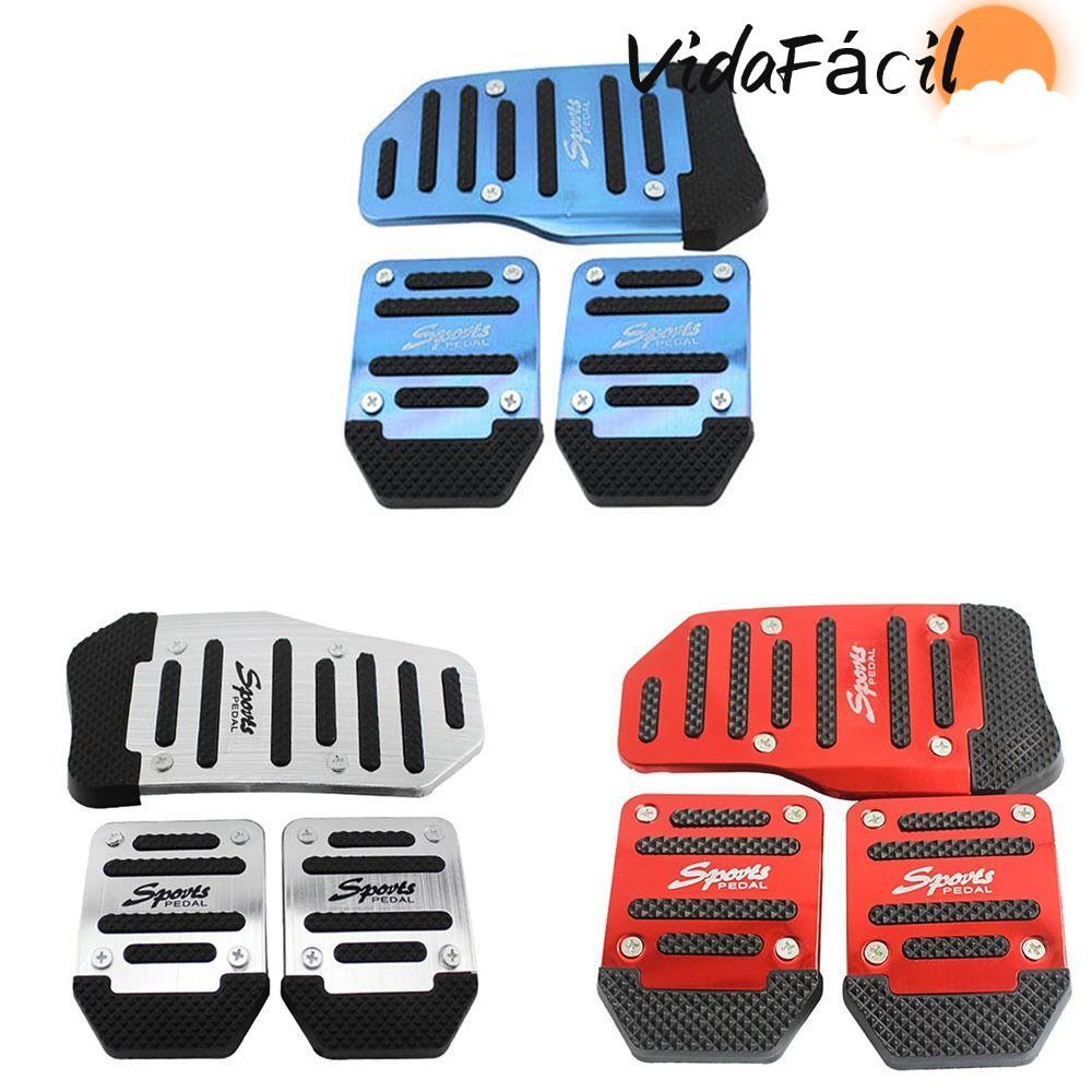 Perfumado 3 Pçs/set Pedal Do Carro Antiderrapante Manual Engrenagem Acelerador Almofada Capa