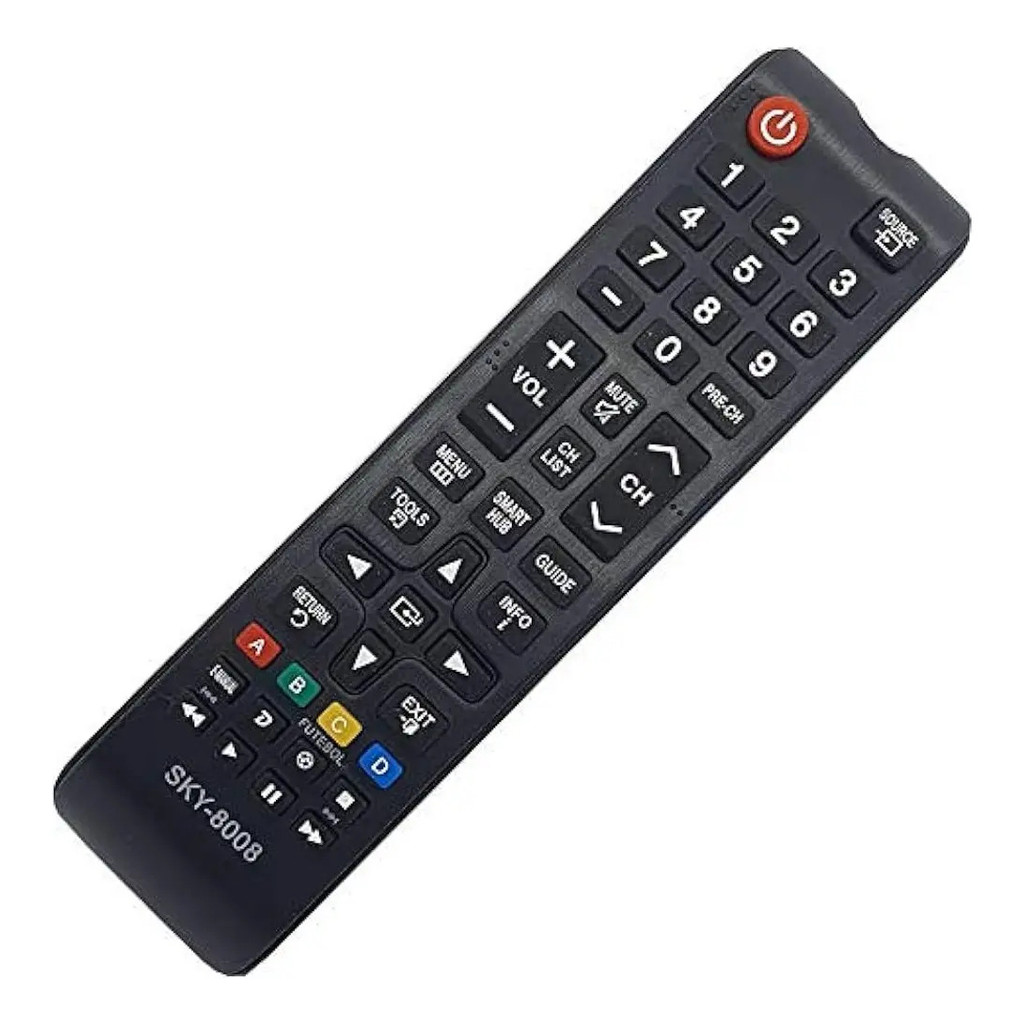 Controle Remoto Para Tv Samsung Smart Hub Sky-8008-n