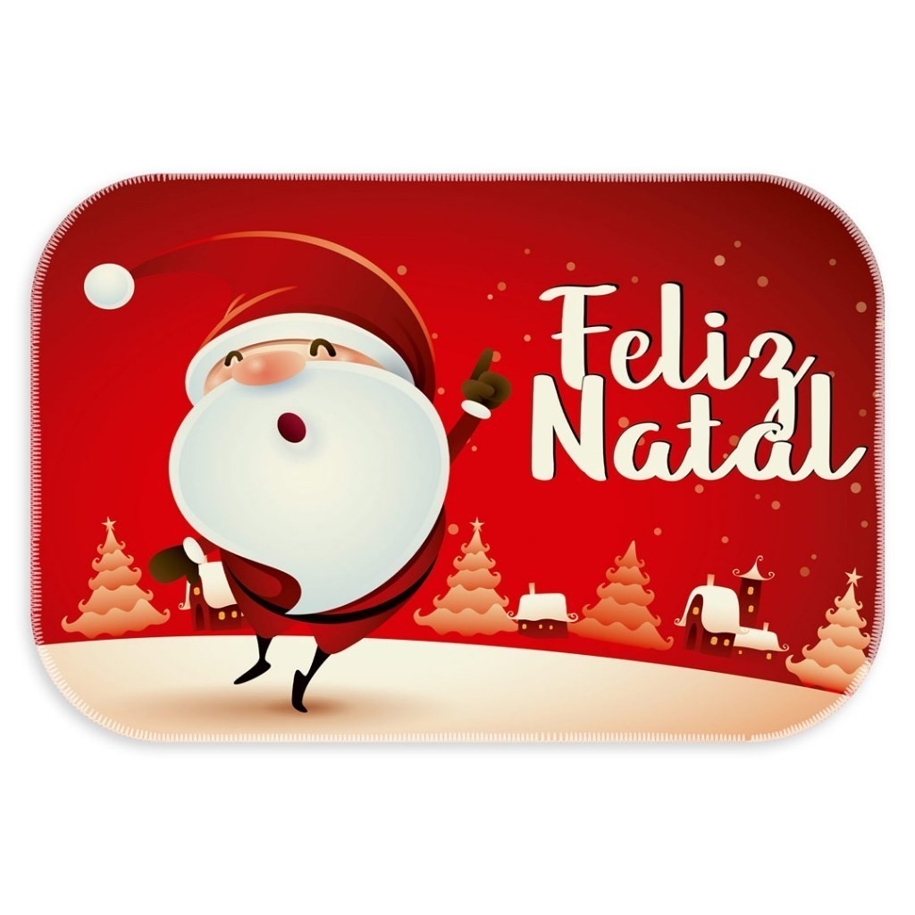 Tapete de Nata Decorativo – Para Porta de Entrada, Capacho - Base Emborrachada - Promo de Natal em Oferta na Shopee