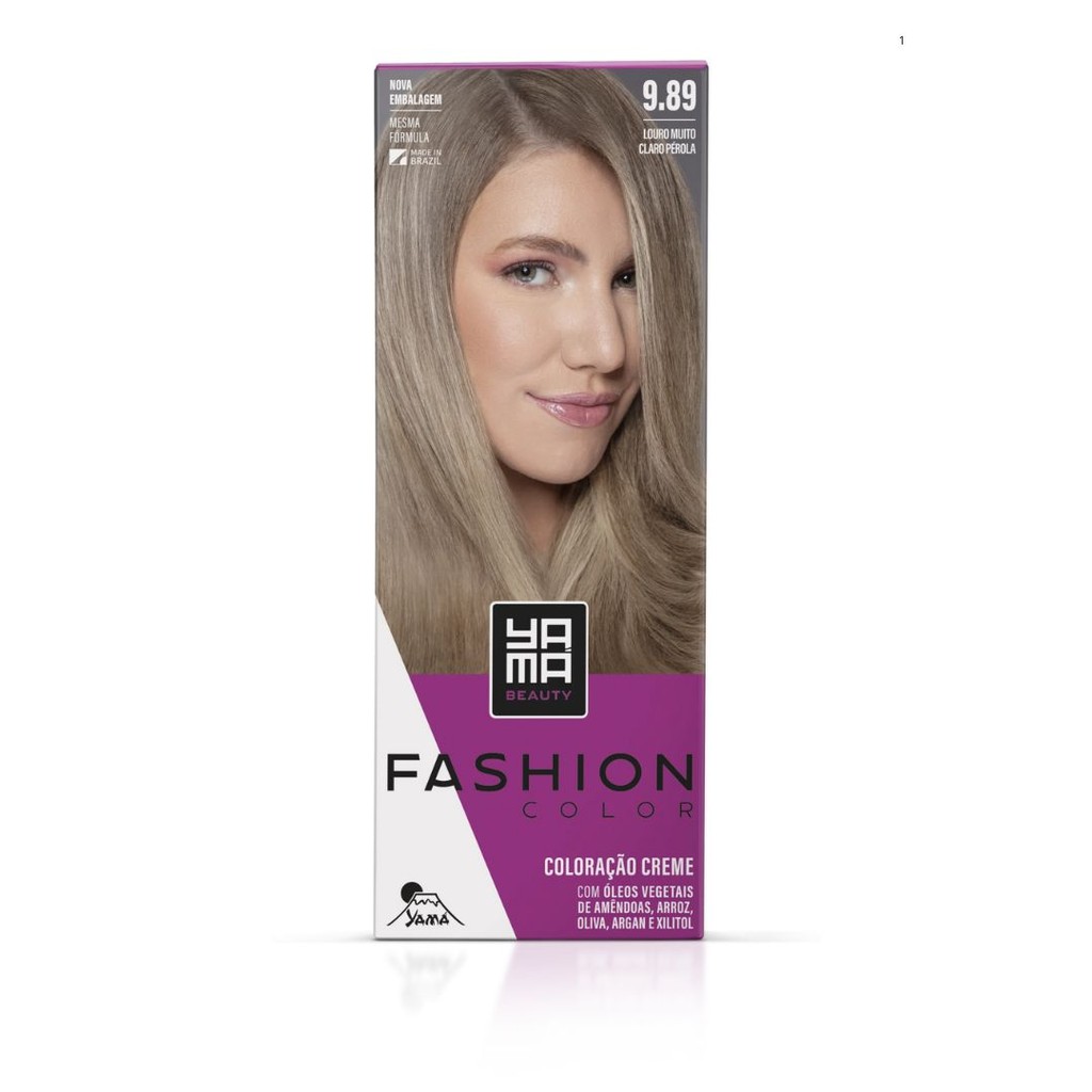 Tintura Yamá Beauty Mini Kit 9.89 Louro Muito Claro Pérola