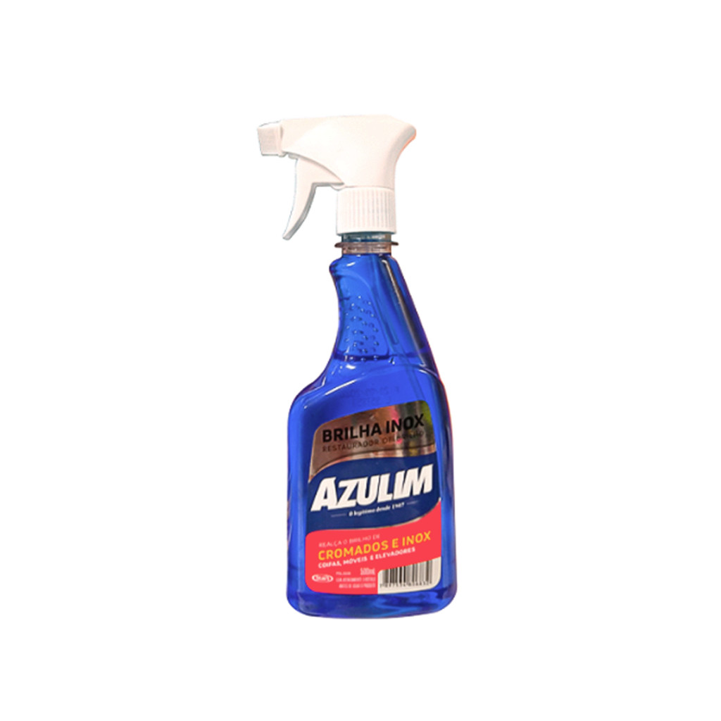 Brilha Inox com Pulverizador 500ml Azulim em Oferta na Shopee