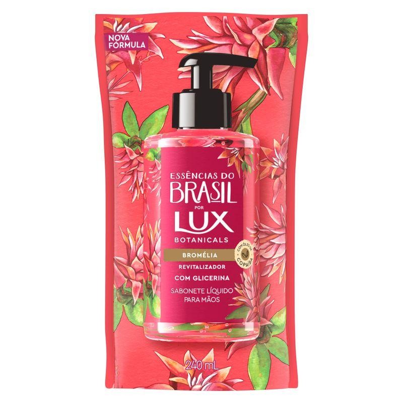 Refil Sabonete Líquido Lux Essências do Brasil Bromélia 240ml em Oferta na Shopee