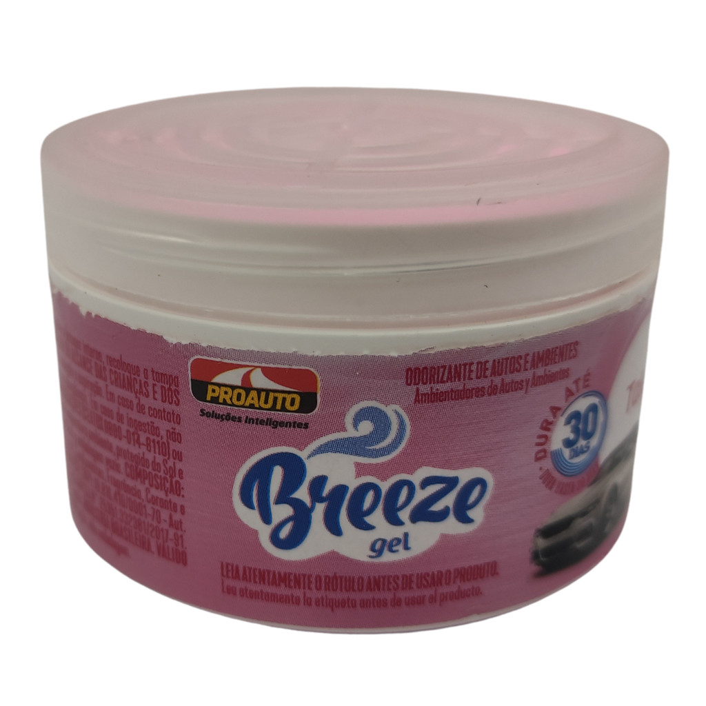 Aromatizante Gel Breeze Proauto Cheirinho de Talco 60g