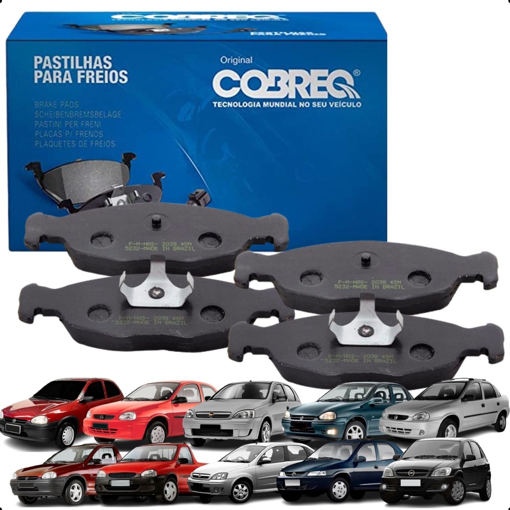 Jogo Pastilha Original Corsa Classic Celta Prisma Tigra