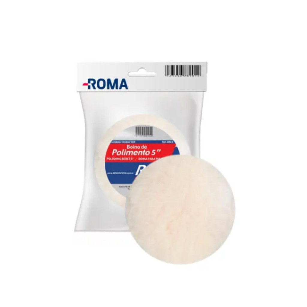 Polimento Automotivo Boina Roma 127mm 5 PolegadasA