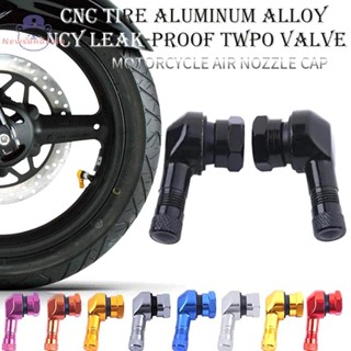 newsandrain 2 Pçs/Set Hastes De Válvula De Motocicleta Aro Ângulo De 90 Graus Liga De Alumínio Roda Pneu Tampas Tubeless em Oferta na Shopee