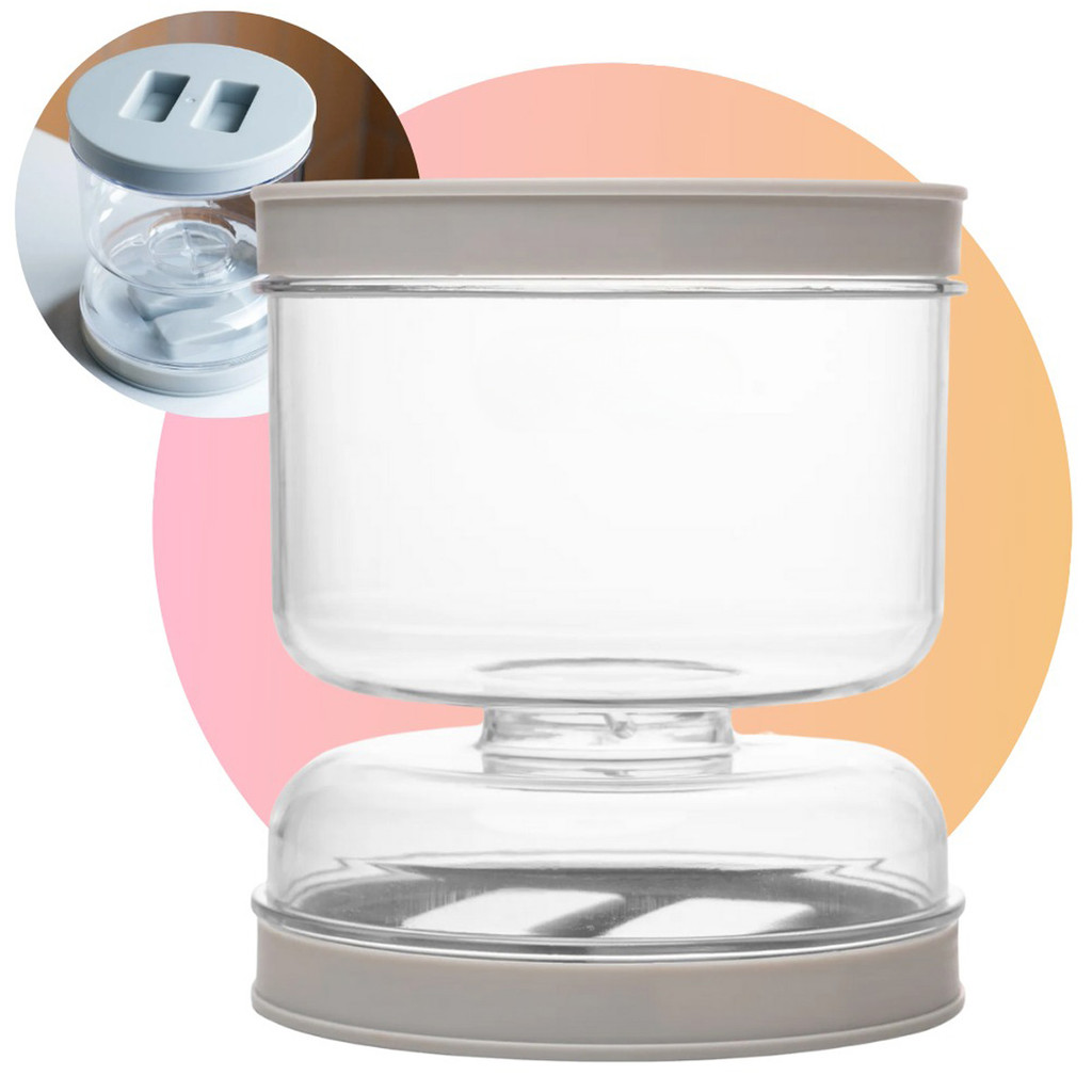 Pote Hermético Conserva 800ml Separador de Líquido Picles Azeitona C/ Compartimento Separado Lyor em Oferta na Shopee