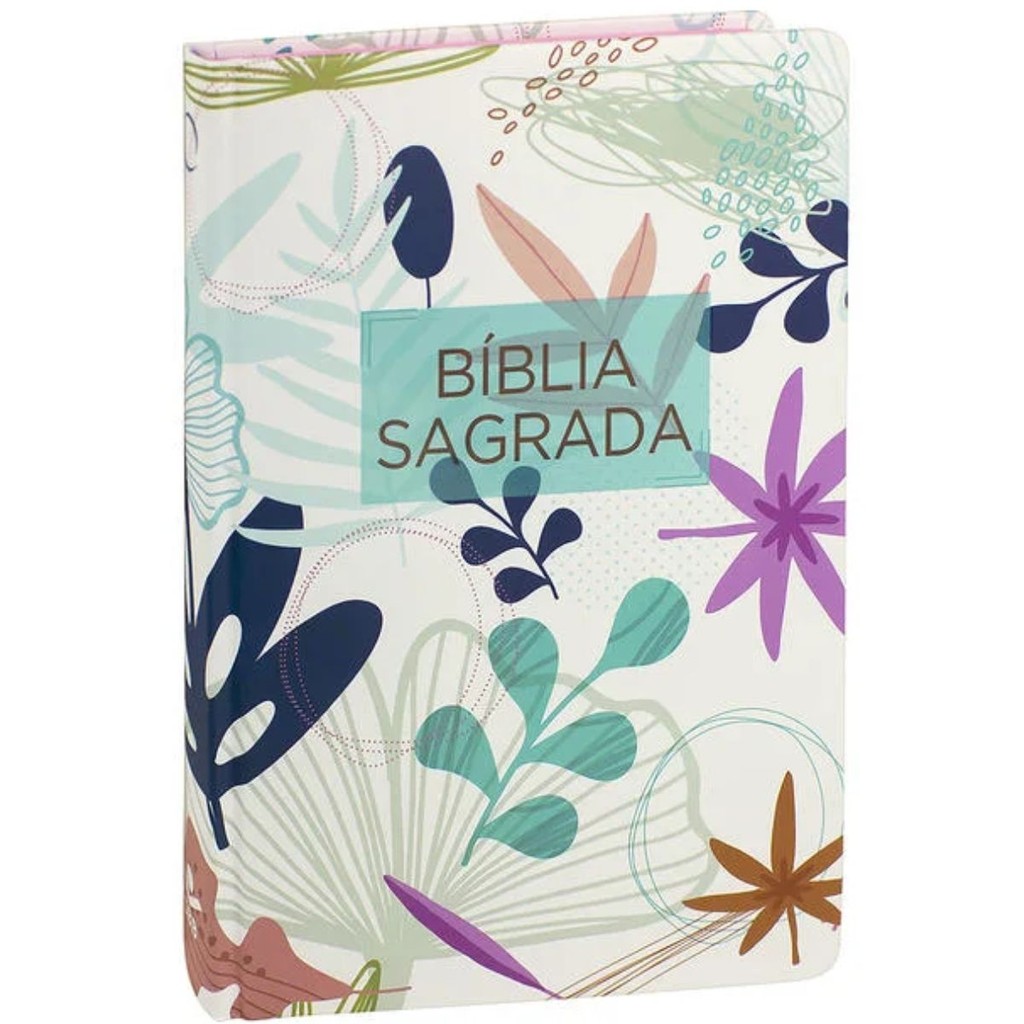 Bíblia Sagrada | ARA | Capa Dura Ilustrada Flores