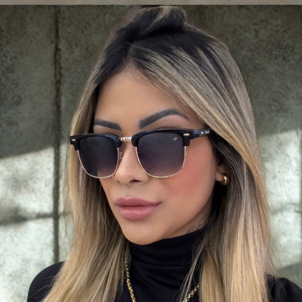 óculos de sol Club masteer Quadrado feminino masculino Original Uv400 Finoti