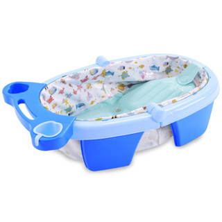 Banheira de Bebê Inflável e Portátil AirPlus MaxiBaby - Azul em Oferta na Shopee