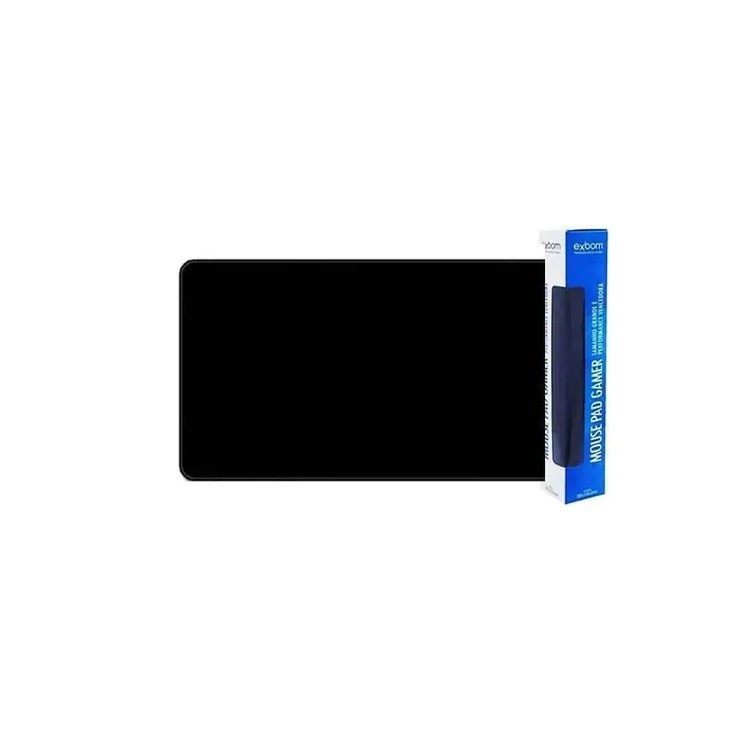 MOUSEPAD SPEED GAMER EXTRA GRANDE SEM ESTAMPA PRETO 700x350x3MM (MP-7035C32)EXBOM