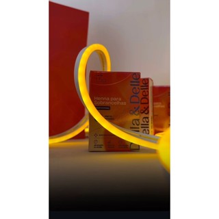 Henna Para Sobrancelha Maquiagem Profissional Alta Duração e Performace Sem Fixador Della&Delle NOVA EMBALAGEM em Oferta na Shopee