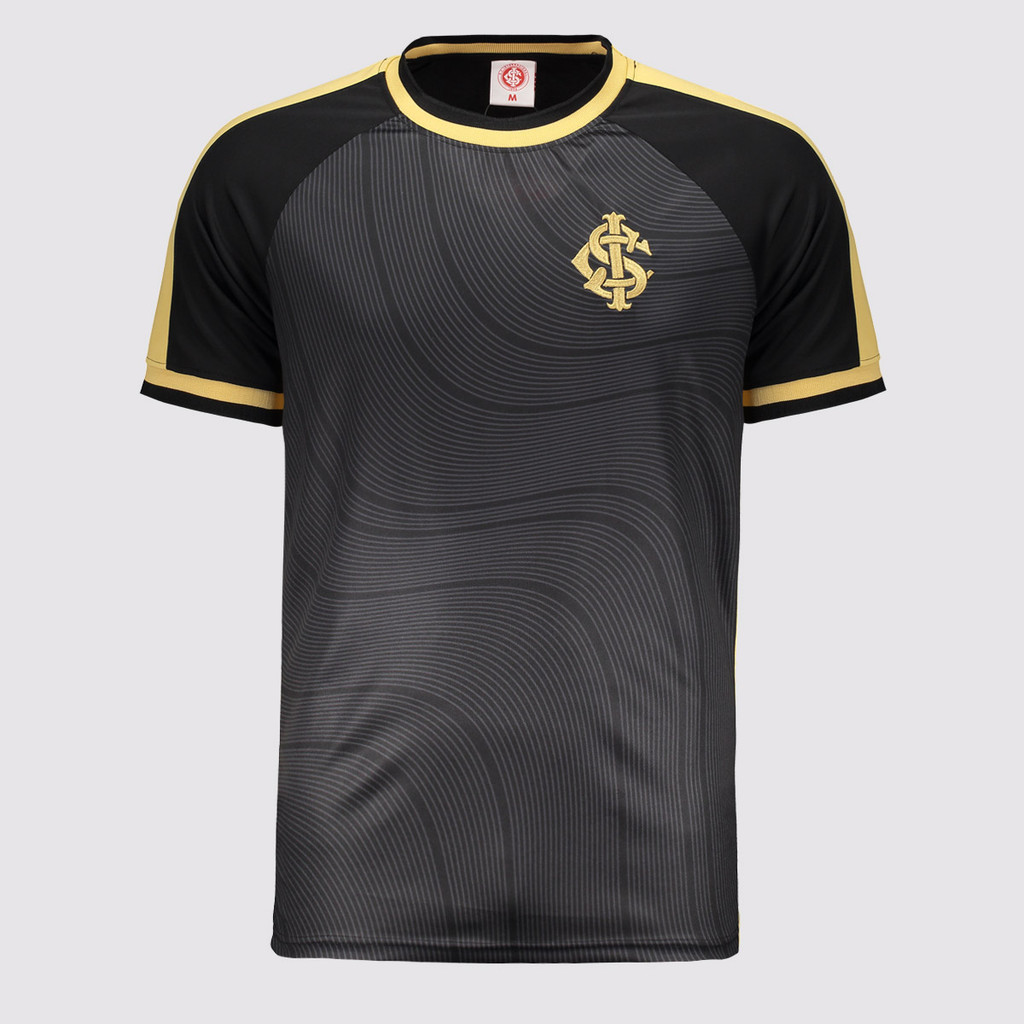 Camisa Internacional Goldy Preta em Oferta na Shopee
