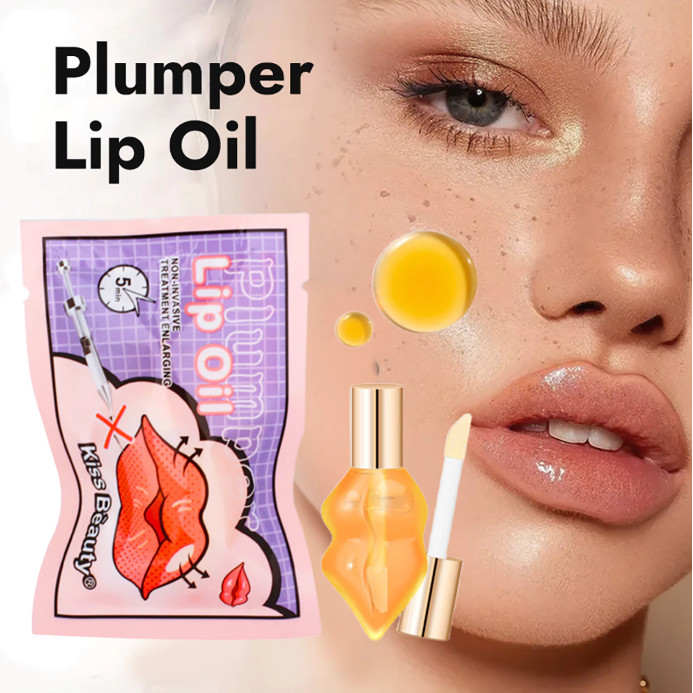 Gengibre Menta Lipgloss Enhancement Lip Glaze Boca Grande Líquido Plumper Oil
