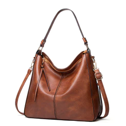 CHENXIAOHONG Bolsa Feminina de Ombro e Transversal – Couro PU, Casual e Moderna