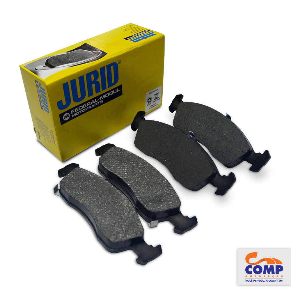 Pastilha Freio Dianteiro GM Cobalt LS/LT/LTZ Onix LS/LT 2002 em diante Jurid HQJ-2294A Sistema Teves Com Alarme