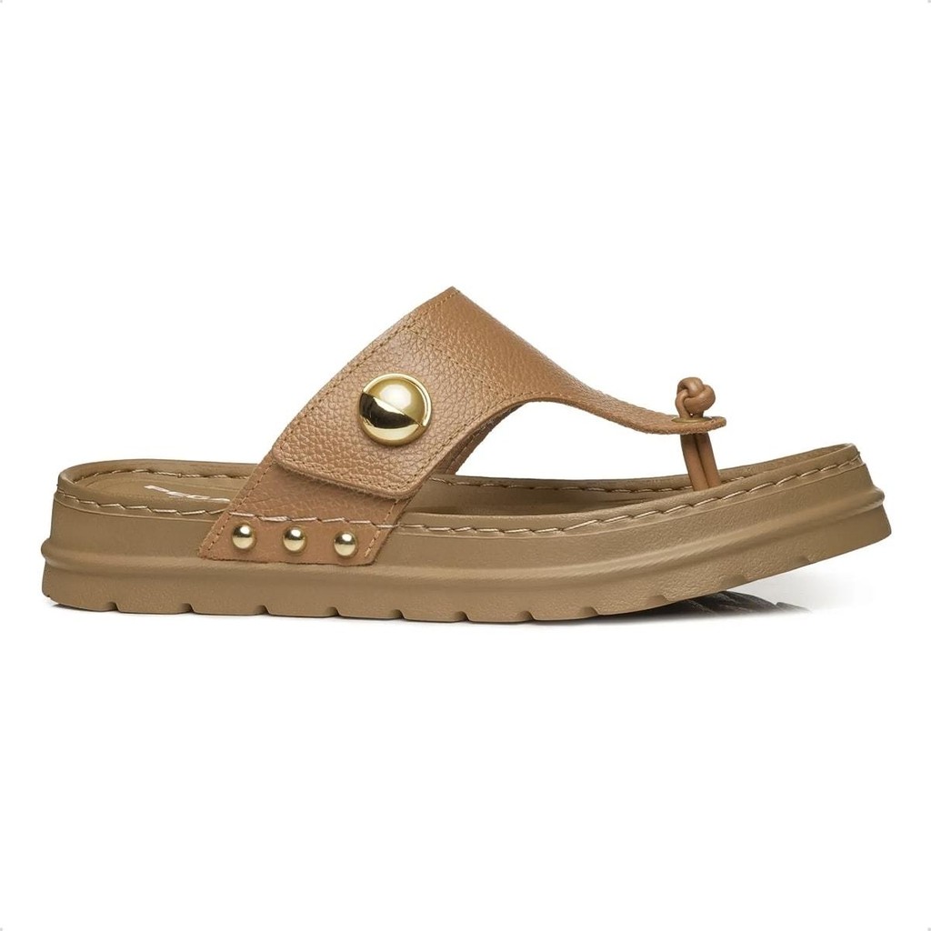 Chinelo Pegada Feminino em Couro Grace 234702 em Oferta na Shopee