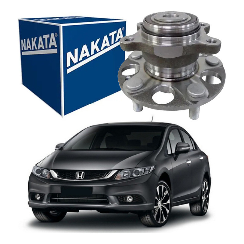 Cubo Rolamento Traseiro Nakata Civic 2.0 2015 A 2016 em Oferta na Shopee