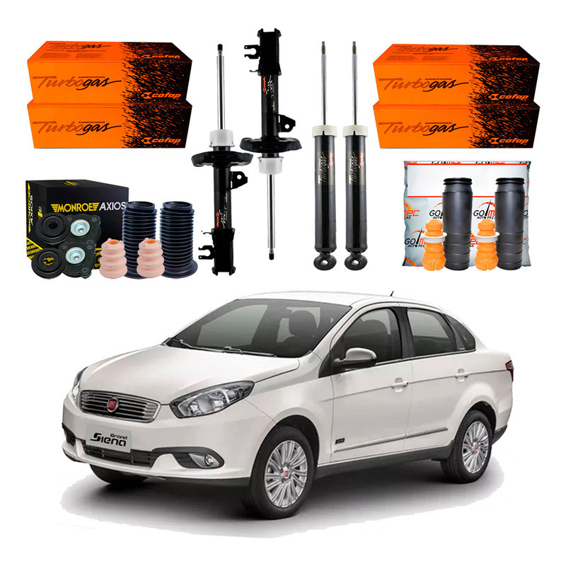 Amortecedor Dianteiro Traseiro Grand Siena 1.4 2017 A 2020 em Oferta na Shopee