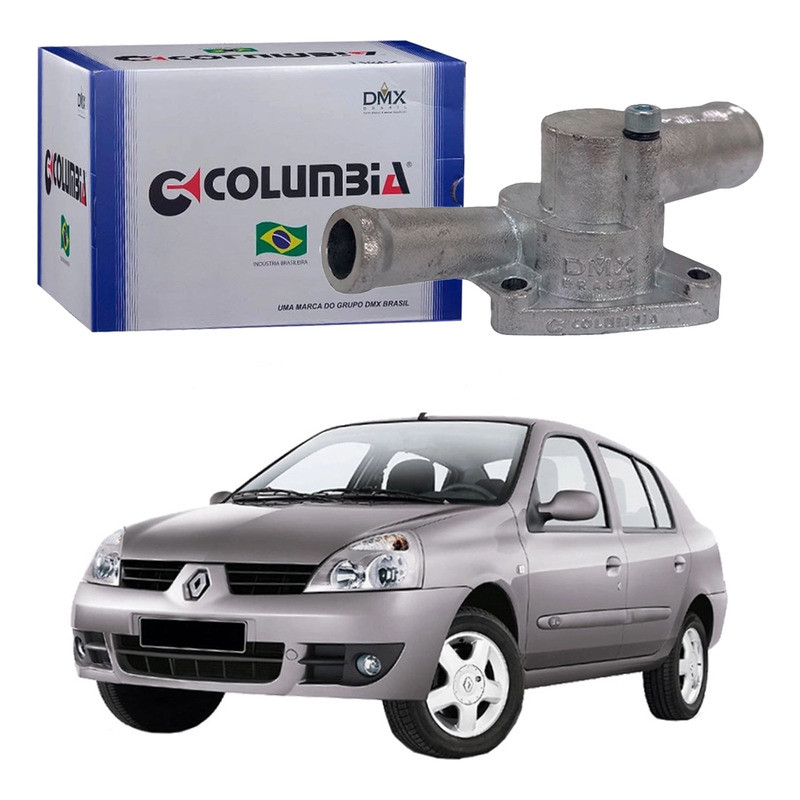 Valvula Termostatica Carcaça Clio Sedan 1.0 16v 2003 A 2009
