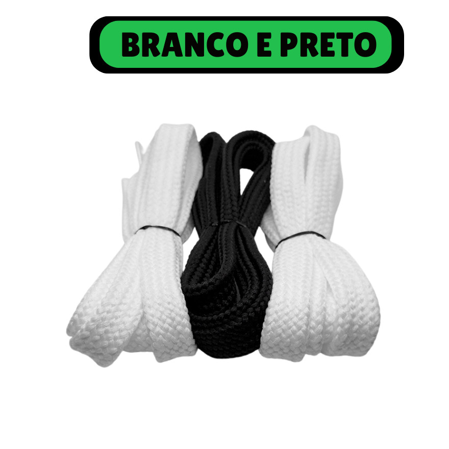 Kit Cadarço - Branco ou Preto em Oferta na Shopee