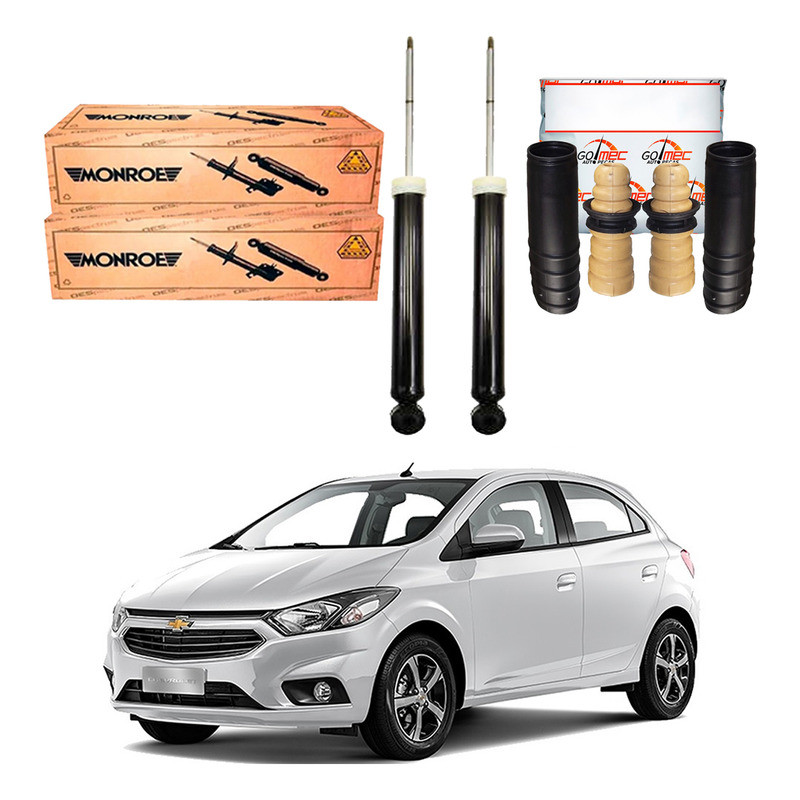 Kit Amortecedor Traseiro, Onix 1.0 1.4 2017 A 2019