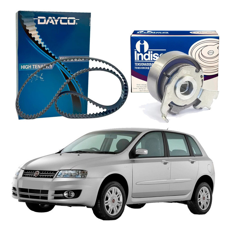 Kit Correia Dentada Tensor Indisa Stilo 1.8 16v 2002 A 2007