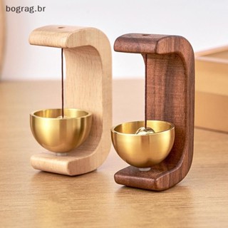 bograg Campainha Autoadesiva Estilo Japonês/Sinos De Vento De Madeira Dopamina/Colisão De Latão Magnético Decoração De P em Oferta na Shopee