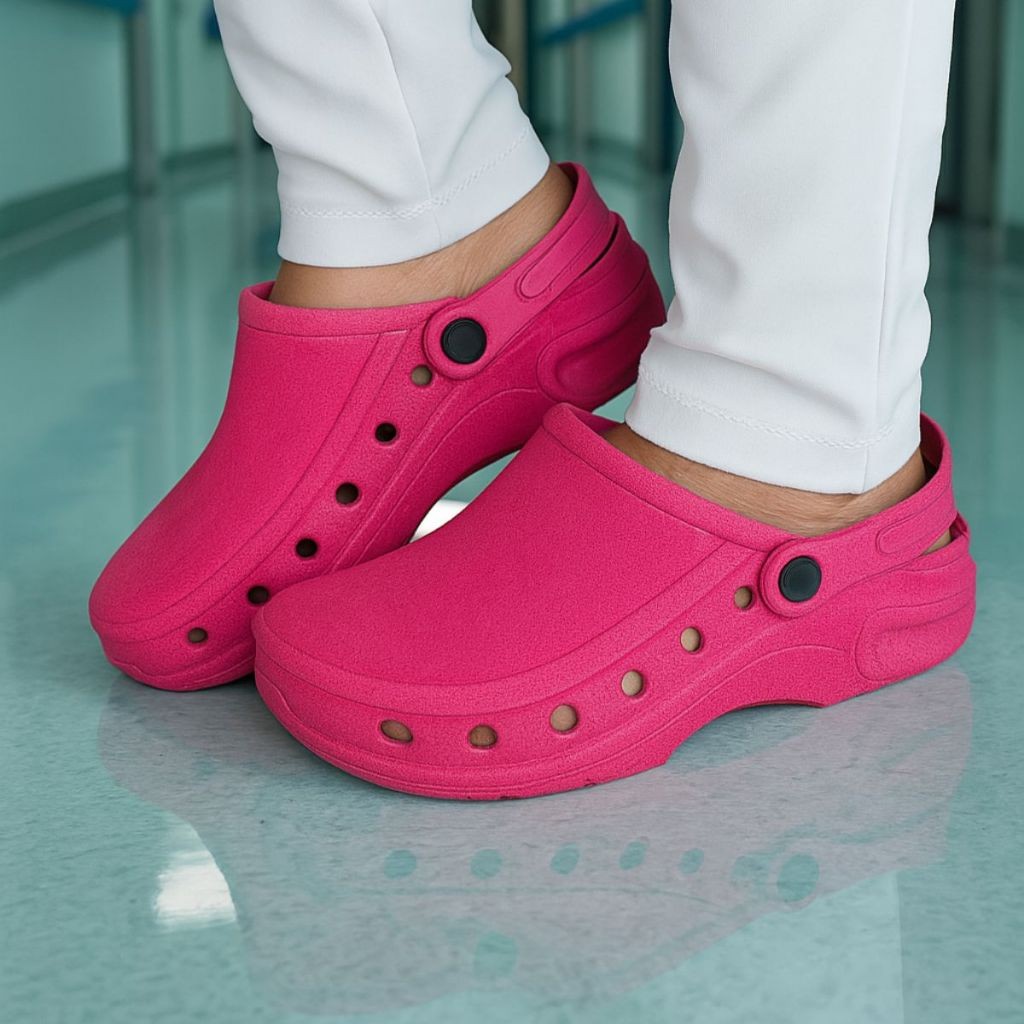 Sapato Hospitalar Fechado Profissional Lançamento Uniforme EPI Babuche Leve