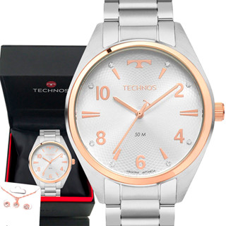 Relógio Feminino Technos Prata Analógico Garantia 1 Ano Top em Oferta na Shopee