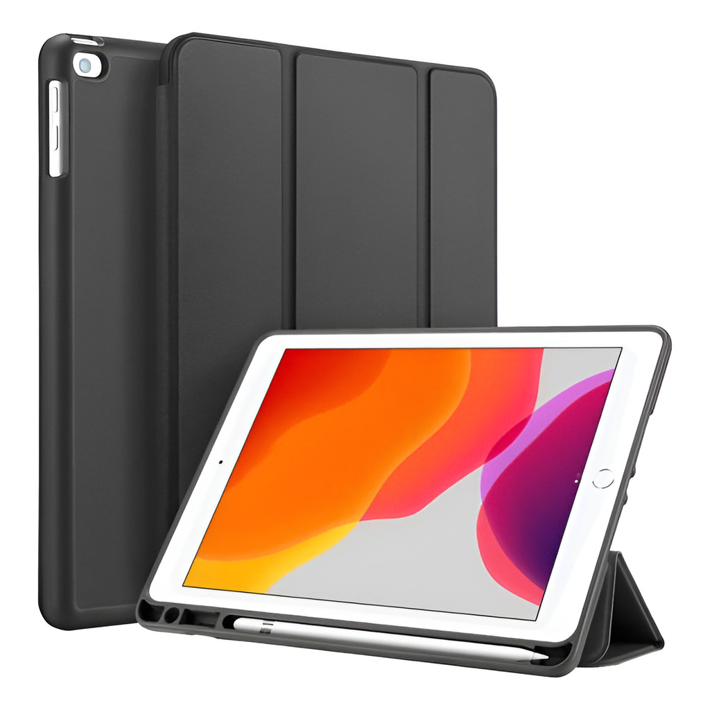 Capa iPad 9 8 7 Geração 10.2 Polegadas Com Suporte Caneta - Proteção e Praticidade